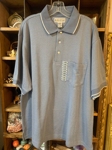 XL Grand Slam Mens Shirt Top Gray Polo Regular  New