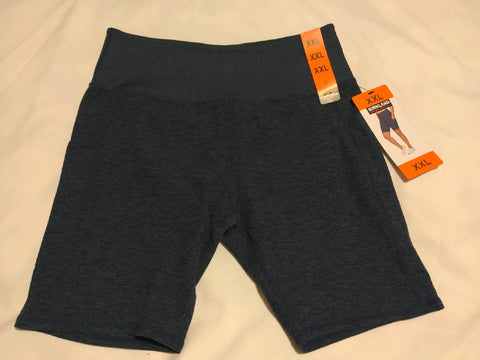 XXL Kirkland Womens Shorts Blue gray athletic   New