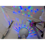 RGB LED Rotating Light Bulb Party Disco DJ Crystal Ball Effect 4H Brand 3W