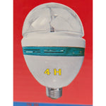 RGB LED Rotating Light Bulb Party Disco DJ Crystal Ball Effect 4H Brand 3W
