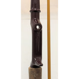 Yellow Johnson Accu-Rod model S4M56, 5'6" Vintage Fishing Rod Spin Casting 2 Pc. Fiberglass Pistol Grip