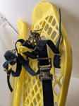 Vintage Yellow Snow Treads Plastic 29” X 12” SnowShoes SnowTreads Snow Shoes OS Boulder CO