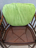 2 Chair Century Chair Company English Regency Faux Bamboo Arm Furniture Mid