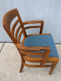 1921 SOLID MAPLE ? WOOD CHAIR W.H. GUNLOCKE CHAIR CO. WAYLAND NEW YORK Wooden Vintage