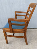 1921 SOLID MAPLE ? WOOD CHAIR W.H. GUNLOCKE CHAIR CO. WAYLAND NEW YORK Wooden Vintage