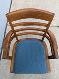 1921 SOLID MAPLE ? WOOD CHAIR W.H. GUNLOCKE CHAIR CO. WAYLAND NEW YORK Wooden Vintage