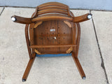 1921 SOLID MAPLE ? WOOD CHAIR W.H. GUNLOCKE CHAIR CO. WAYLAND NEW YORK Wooden Vintage