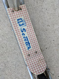 AS-IS [I] BMX Scooter Mags Upright Skate Board Handle Bar Vintage Chrome sidekick miniscoot