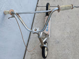 AS-IS [I] BMX Scooter Mags Upright Skate Board Handle Bar Vintage Chrome sidekick miniscoot