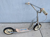 AS-IS [I] BMX Scooter Mags Upright Skate Board Handle Bar Vintage Chrome sidekick miniscoot