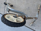 AS-IS [I] BMX Scooter Mags Upright Skate Board Handle Bar Vintage Chrome sidekick miniscoot