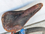 70 Bell 70 Leather Seat Saddle Red Schwinn Pedals Unicycle Vintage Bike