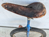 70 Bell 70 Leather Seat Saddle Red Schwinn Pedals Unicycle Vintage Bike