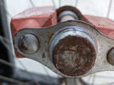 70 Bell 70 Leather Seat Saddle Red Schwinn Pedals Unicycle Vintage Bike