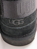 US 10 UGG WOMENS' CLASSIC SHORT  HYBRID BOOTS Black Insulated Snow Winter Suede