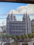 21x55 Framed Canvas Giclee "Saints" by Greg Newbold LDS Mormon Temple print painting art