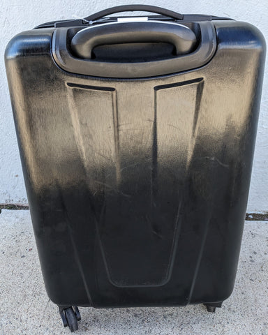 23"Tx15"Wx10"D Spinner Suitcase Samsonite Rolling Extend Handle Luggage Wheels Black