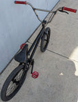 20" Custom S&M BMX Black Frame Neco Neck Old School Freestyle Bike ElevenZ Wellgo Tektro