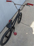 20" Custom S&M BMX Black Frame Neco Neck Old School Freestyle Bike ElevenZ Wellgo Tektro