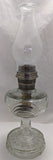 AS-IS Aladdin B-53 Clear Washington Drape Kerosene Oil Lamp w/NuType Nickel Model B
