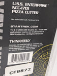Pizza Cutter NCC 1791 Star Trek USS Enterprise Etched New Sealed 2016