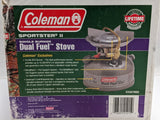 COLEMAN Sportster II Model 533 Dual Fuel Single Burner Camping Hiking Stove