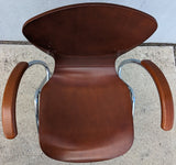 #2 Kimball Bingo Stacking Armchair MidCentury Danish Modern Style Plywood Chair