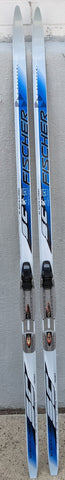 167 N625 SC Skate Classic Fischer Wood Core Air Channel CFC Cross Country Skis Rottelella NNN Bindings Sidecut 41-44-44 Austria