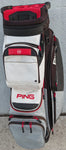 2021-2022 PING Pioneer 15 Way Divider Golf Cart Carry Bag Black Red White Gray