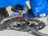 2004 M Haro Extreme X1 Silver / Royal Blue Mountain MTB Bike Bicycle Full Suspension 6061 Alloy Shimano Alivio Rapid Fire Marzocchi MZ Comp Fork Rims
