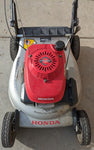 Runs AS-IS Honda Variable Speed GCV160 Self Propelled Lawnmower Power Drive Lawn Mower HRR2163VXA