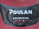 Working Poulan Honda GCV160 Self Propelled Lawnmower Power Drive Lawn Mower 21" P160RWD 967645601 00