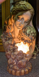 1963 Mich Composition Lamp Chalkware Mary Jesus Statue Christian Religious