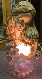 1963 Mich Composition Lamp Chalkware Mary Jesus Statue Christian Religious