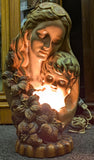 1963 Mich Composition Lamp Chalkware Mary Jesus Statue Christian Religious