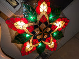 24" Capiz Shell Parol Star Lantern Multi-Colored Christmas Philippines