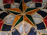 24" Capiz Shell Parol Star Lantern Multi-Colored Christmas Philippines