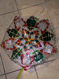 24" Capiz Shell Parol Star Lantern Multi-Colored Christmas Philippines