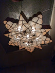18" WHITE Capiz Shell Parol Star Lantern Light Christmas Philippines