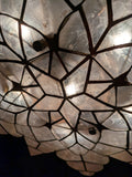 18" WHITE Capiz Shell Parol Star Lantern Light Christmas Philippines