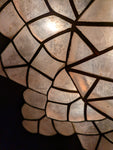 18" WHITE Capiz Shell Parol Star Lantern Light Christmas Philippines
