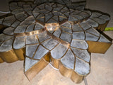 18" WHITE Capiz Shell Parol Star Lantern Light Christmas Philippines