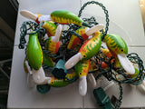 2 X 10 Crankbait Fishing Lure Novelty Christmas Tree Lights String Camper Patio