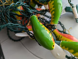 2 X 10 Crankbait Fishing Lure Novelty Christmas Tree Lights String Camper Patio