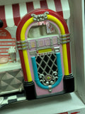 1995 Coca Cola 3D Wall Clock Ice Cream Shop Soda Fountain Jukebox Diner