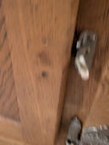 1919 3 Door Antique Solid Oak Wooden Ice Box Cabinet Vintage Icebox Chest Wood Refrigerator
