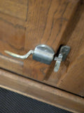 1919 3 Door Antique Solid Oak Wooden Ice Box Cabinet Vintage Icebox Chest Wood Refrigerator