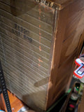 1919 3 Door Antique Solid Oak Wooden Ice Box Cabinet Vintage Icebox Chest Wood Refrigerator