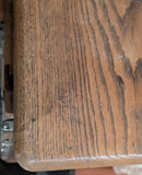 1919 3 Door Antique Solid Oak Wooden Ice Box Cabinet Vintage Icebox Chest Wood Refrigerator