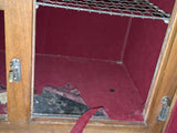 1919 3 Door Antique Solid Oak Wooden Ice Box Cabinet Vintage Icebox Chest Wood Refrigerator